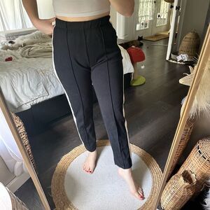 Everlane Women’s Extra Small Black White Striped Dream Pants